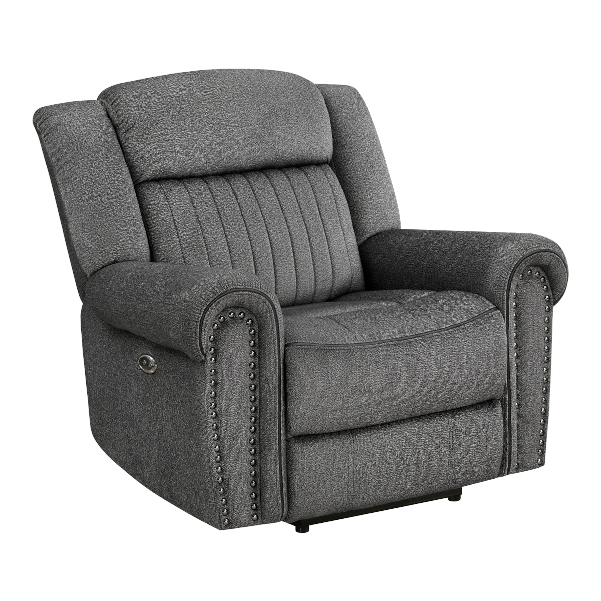 Brennen Power Reclining Chair - Charcoal