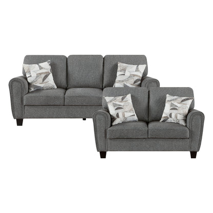 Lemond 2-Piece Living Room Set (Sofa and Love Seat)