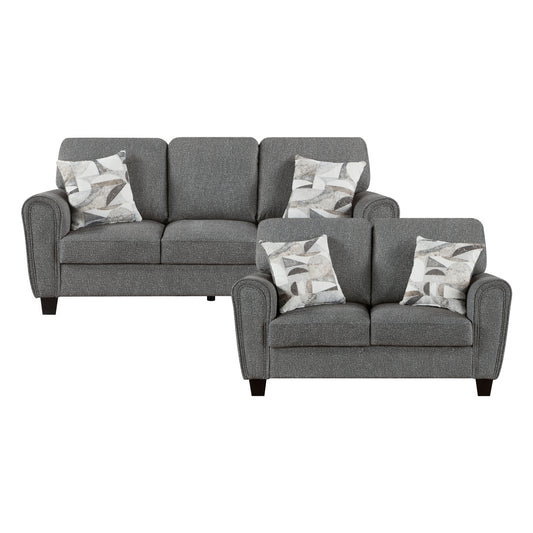 Lemond 2-Piece Living Room Set (Sofa and Love Seat)