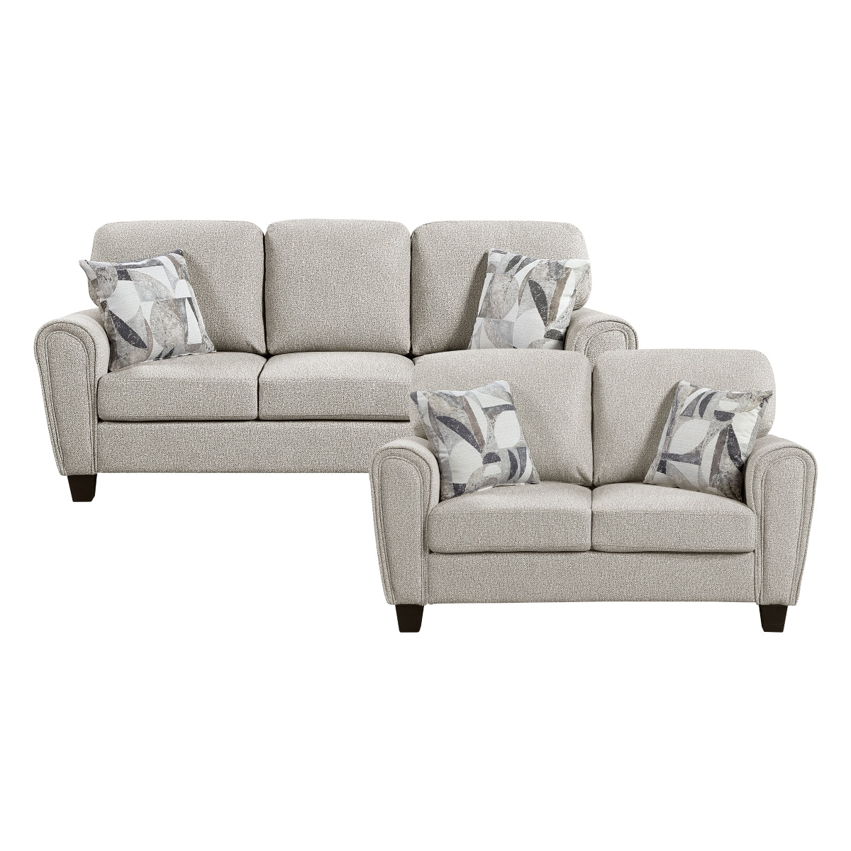 Lemond 2-Piece Living Room Set (Sofa and Love Seat)