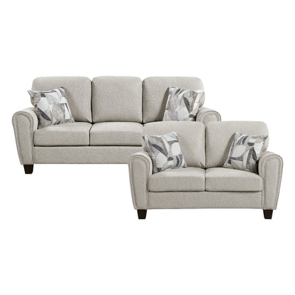 Lemond 2-Piece Living Room Set (Sofa and Love Seat)