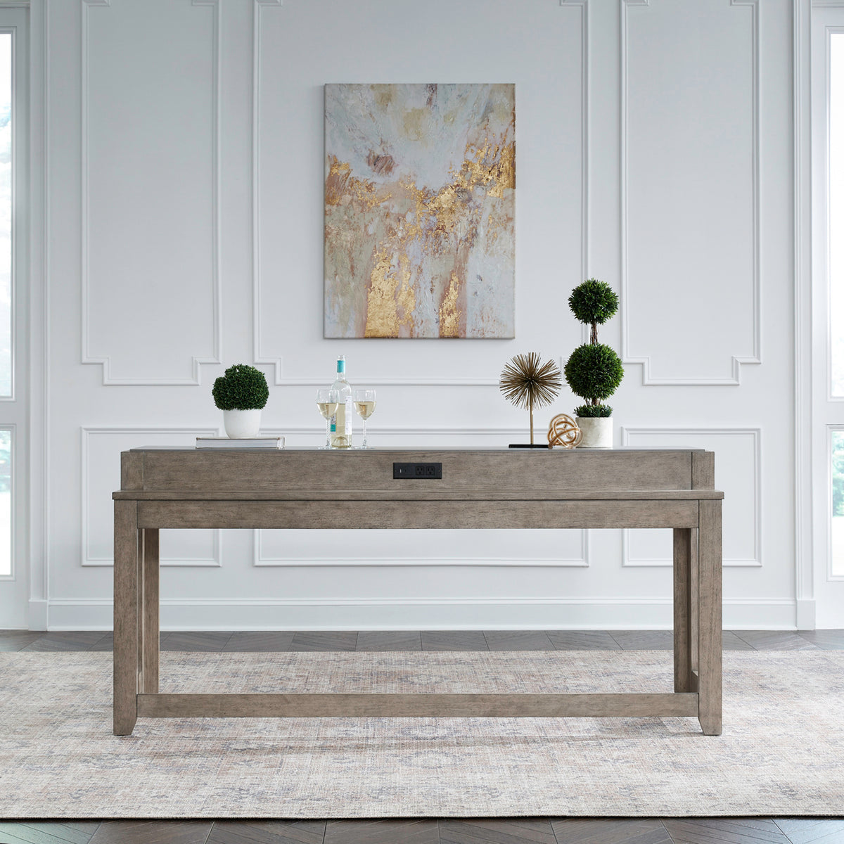 Millstone Console Bar Table