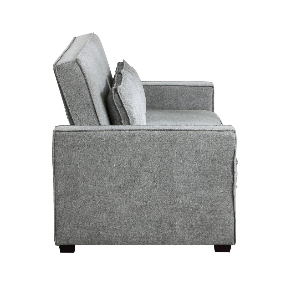 Alta Convertible Studio Sofa with Pull-out Bed - Gray