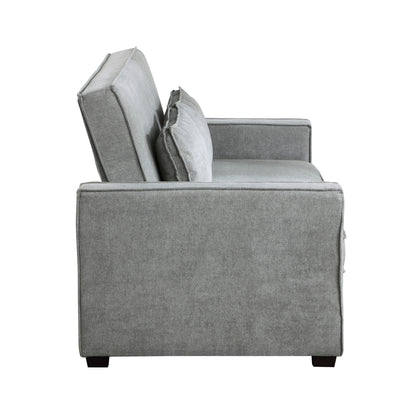 Alta Convertible Studio Sofa with Pull-out Bed - Gray