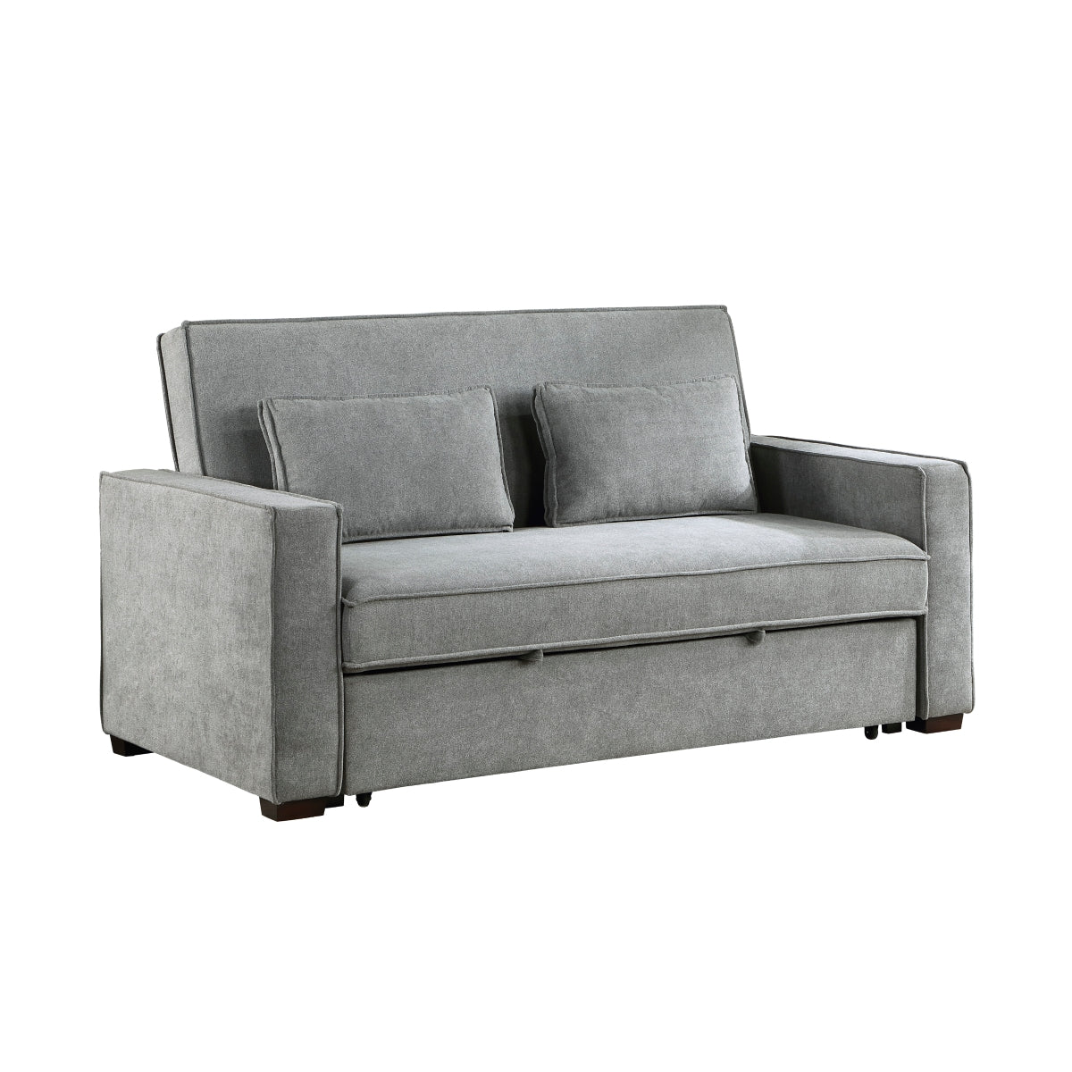Alta Convertible Studio Sofa with Pull-out Bed - Gray