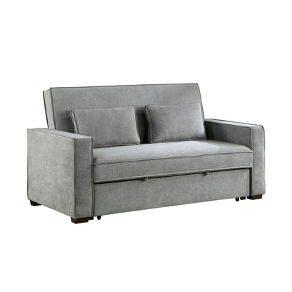 Alta Convertible Studio Sofa with Pull-out Bed - Gray