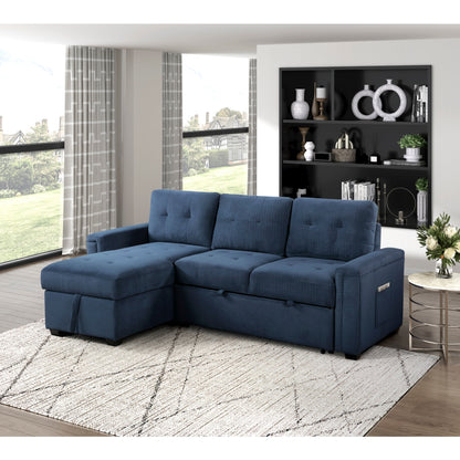 Barbara Reversible Sectional with Hidden Storage and Pull-out Bed