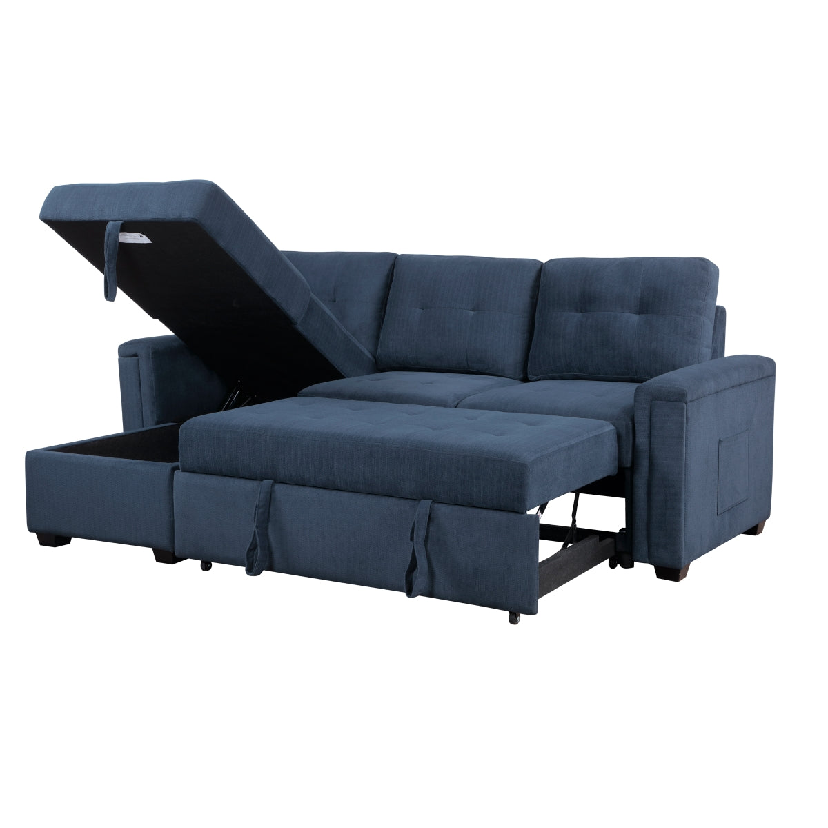 Barbara Reversible Sectional with Hidden Storage and Pull-out Bed