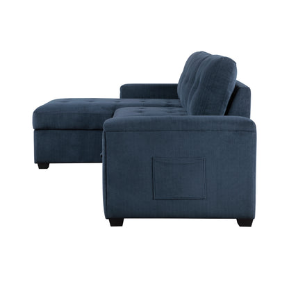 Barbara Reversible Sectional with Hidden Storage and Pull-out Bed