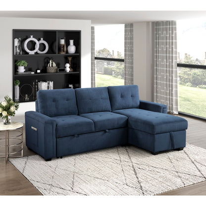 Barbara Reversible Sectional with Hidden Storage and Pull-out Bed