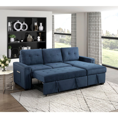 Barbara Reversible Sectional with Hidden Storage and Pull-out Bed