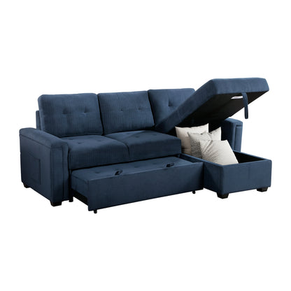 Barbara Reversible Sectional with Hidden Storage and Pull-out Bed
