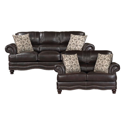 Milford 2-Piece Living Room Set (Sofa and Love Seat)