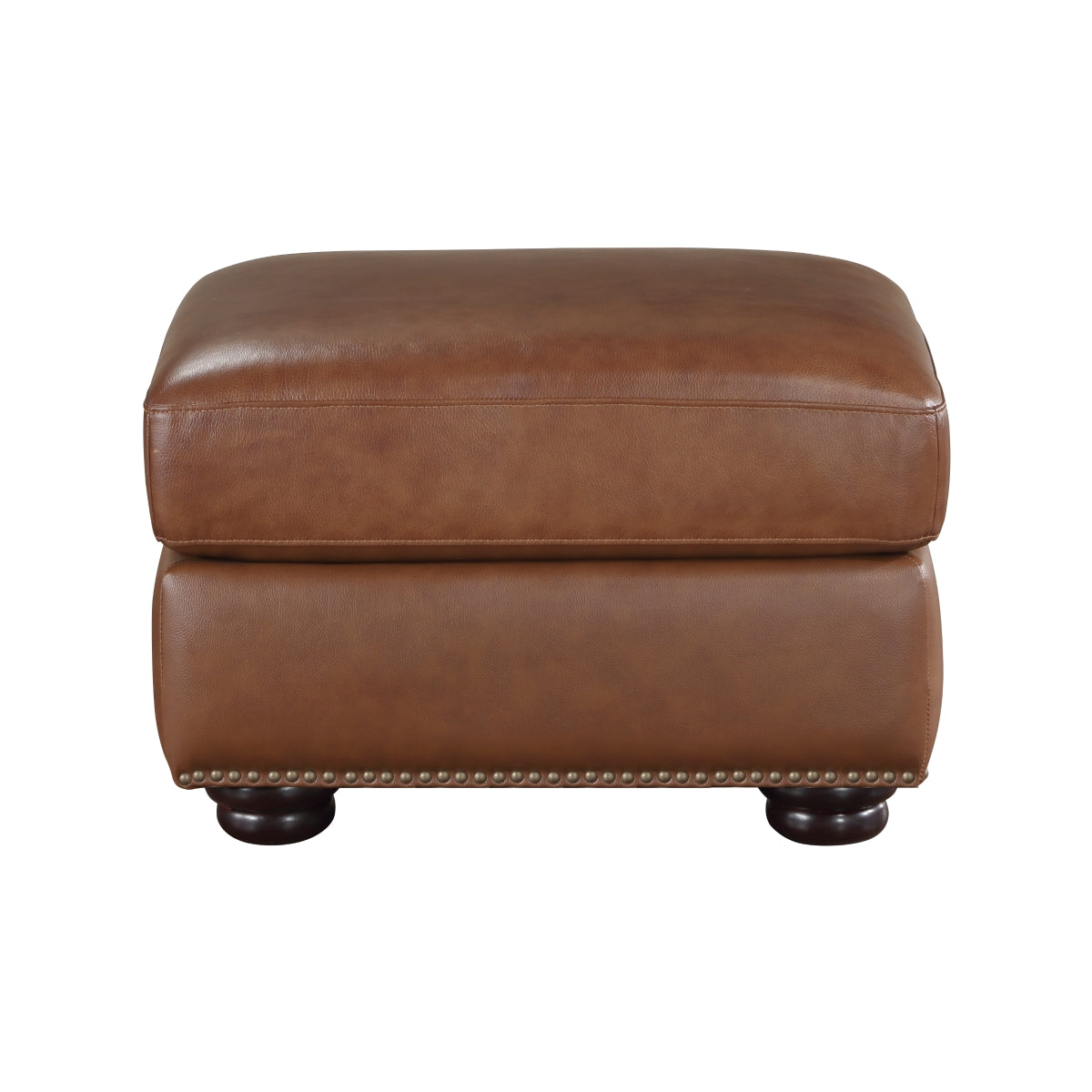 Attleboro Ottoman - Camel brown
