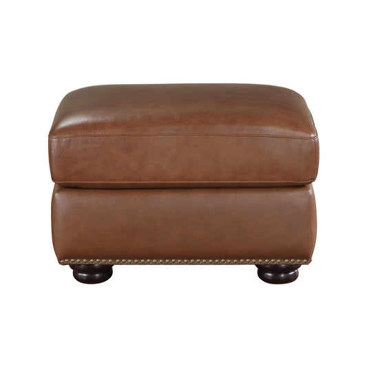 Attleboro Ottoman - Camel brown