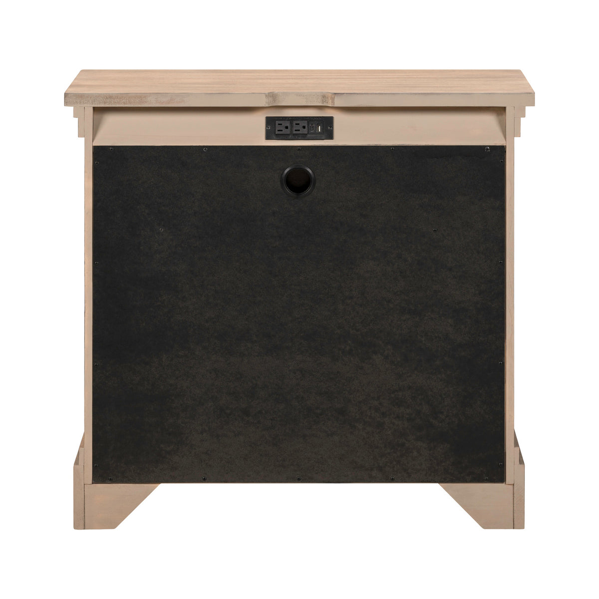 Haven Hills Bedside Chest w/ Charging Station