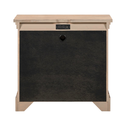 Haven Hills Bedside Chest w/ Charging Station