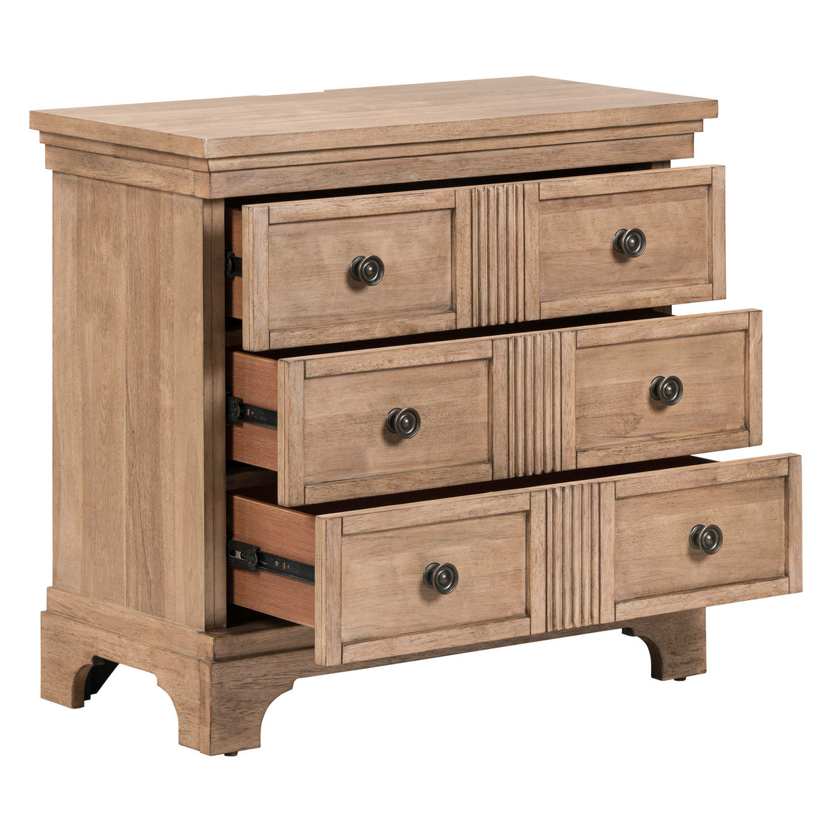 Haven Hills Bedside Chest w/ Charging Station