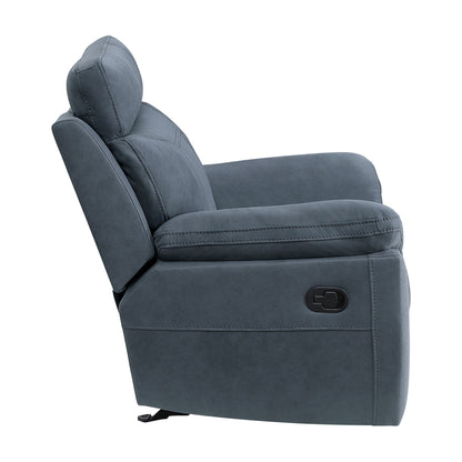 Clifton Glider Reclining Chair - Blue