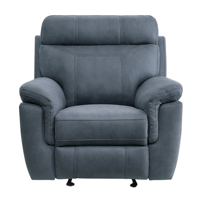 Clifton Glider Reclining Chair - Blue