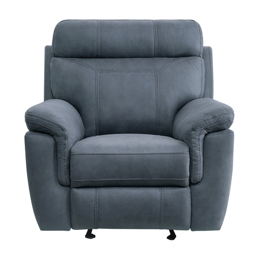 Clifton Glider Reclining Chair - Blue