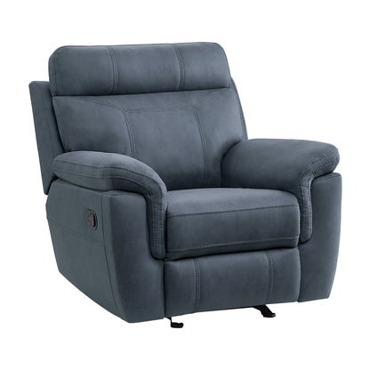 Clifton Glider Reclining Chair - Blue