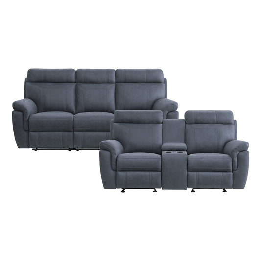 Clifton 2-Piece Living Room Set (Sofa and Love Seat)