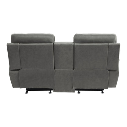 Clifton Double Glider Reclining Love Seat with Center Console