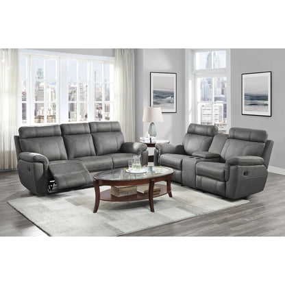 Clifton Double Glider Reclining Love Seat with Center Console