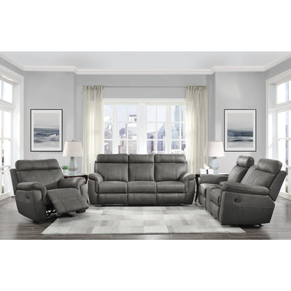 Clifton Double Glider Reclining Love Seat with Center Console