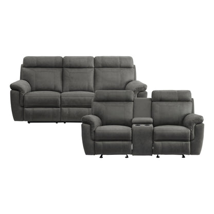 Clifton 2-Piece Living Room Set (Sofa and Love Seat)