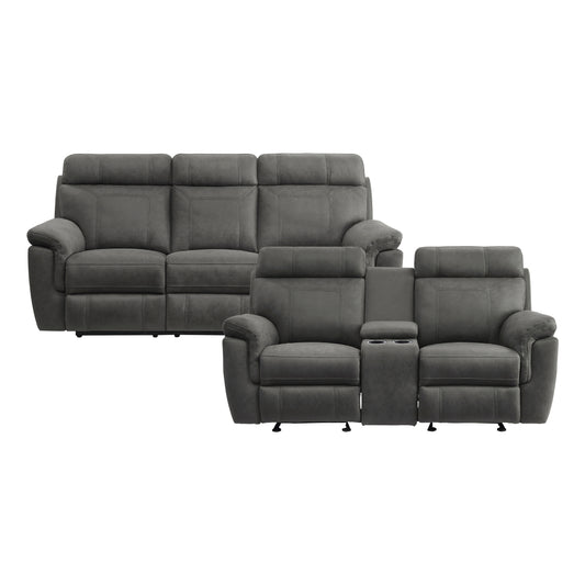 Clifton 2-Piece Living Room Set (Sofa and Love Seat)