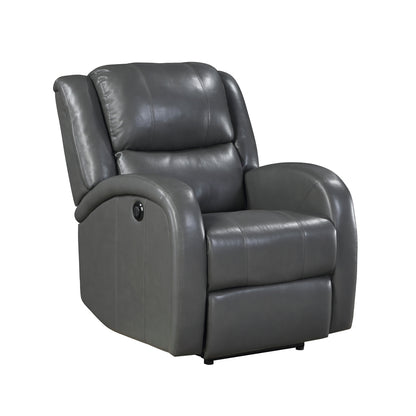 Foxcroft Power Reclining Chair - Gray