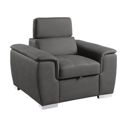 Ferriday Chair with Pull-out Ottoman
