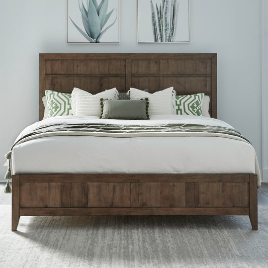 Shaker Lakes Queen Panel Bed, 2 Night Stands
