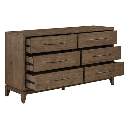 Shaker Lakes 6 Drawer Dresser