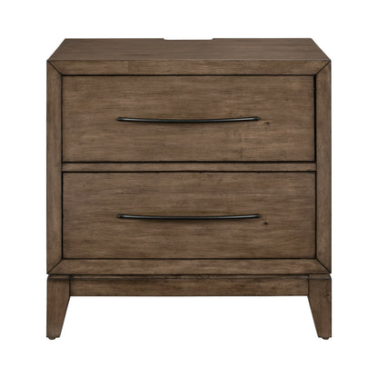 Shaker Lakes Nightstand w/ Charging Station