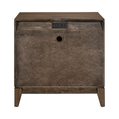 Shaker Lakes Nightstand w/ Charging Station