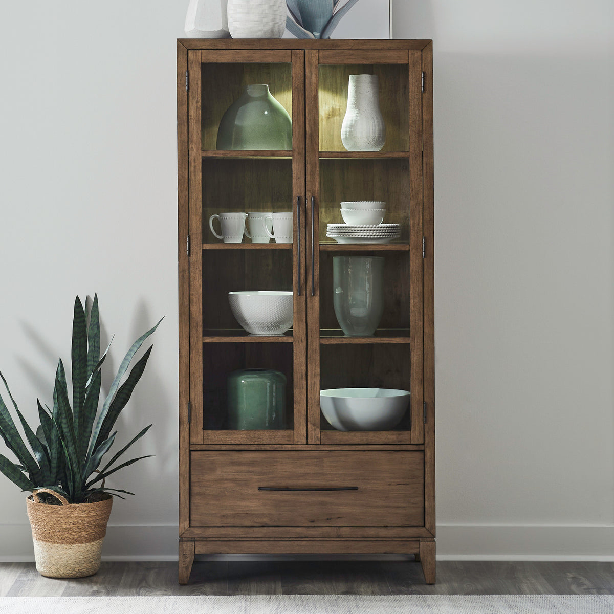 Shaker Lakes Bunching Display Cabinet