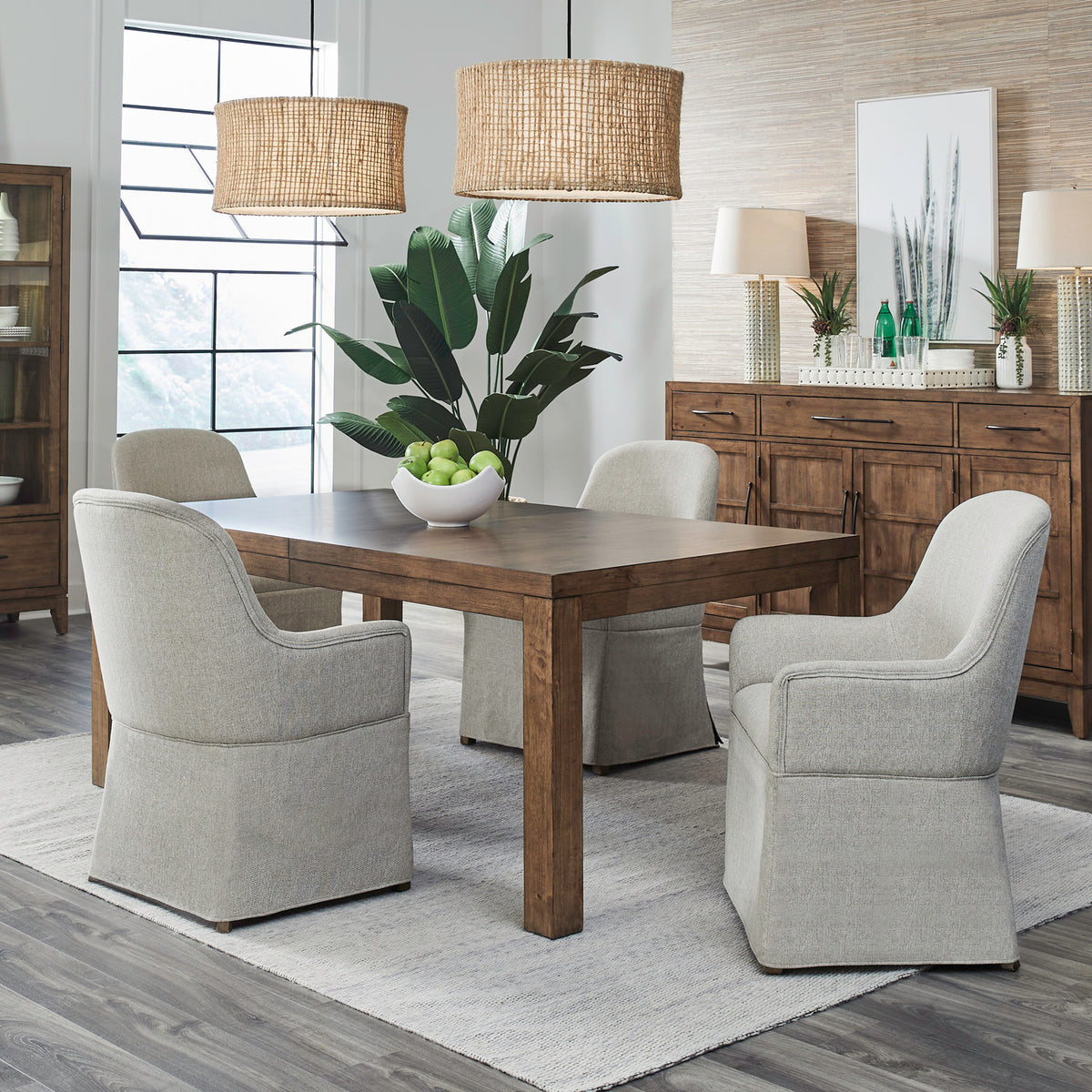 Shaker Lakes 5 Piece Rectangular Table Set