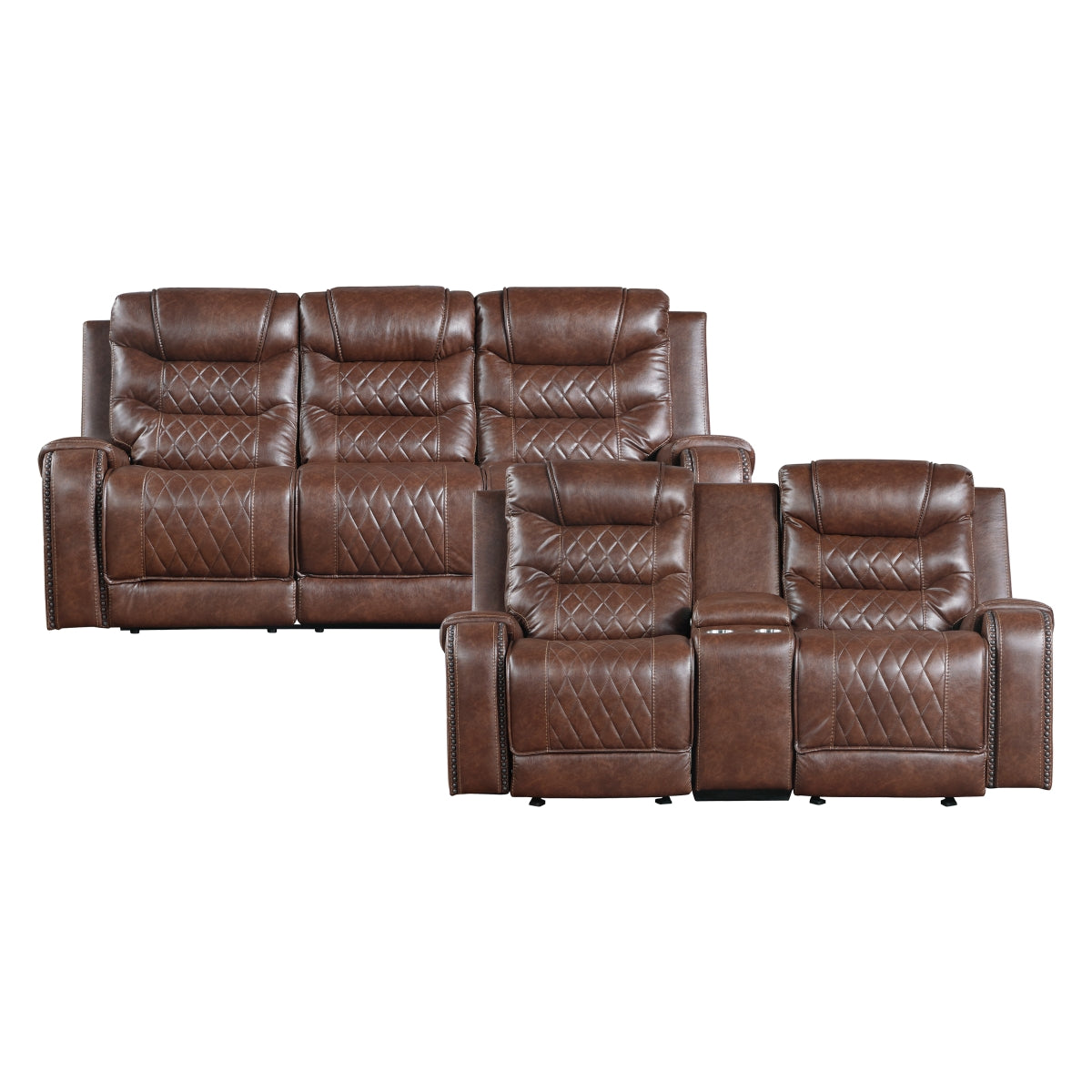 Putnam 2-Piece Living Room Set (Sofa and Love Seat)