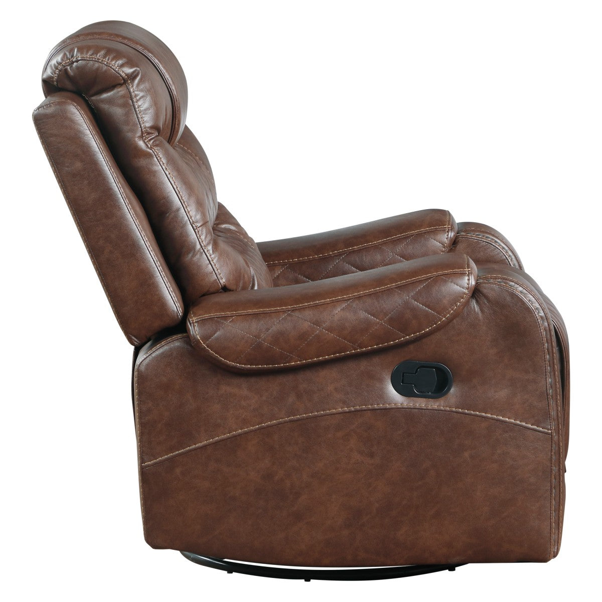 Putnam Swivel Glider Reclining Chair - Brown