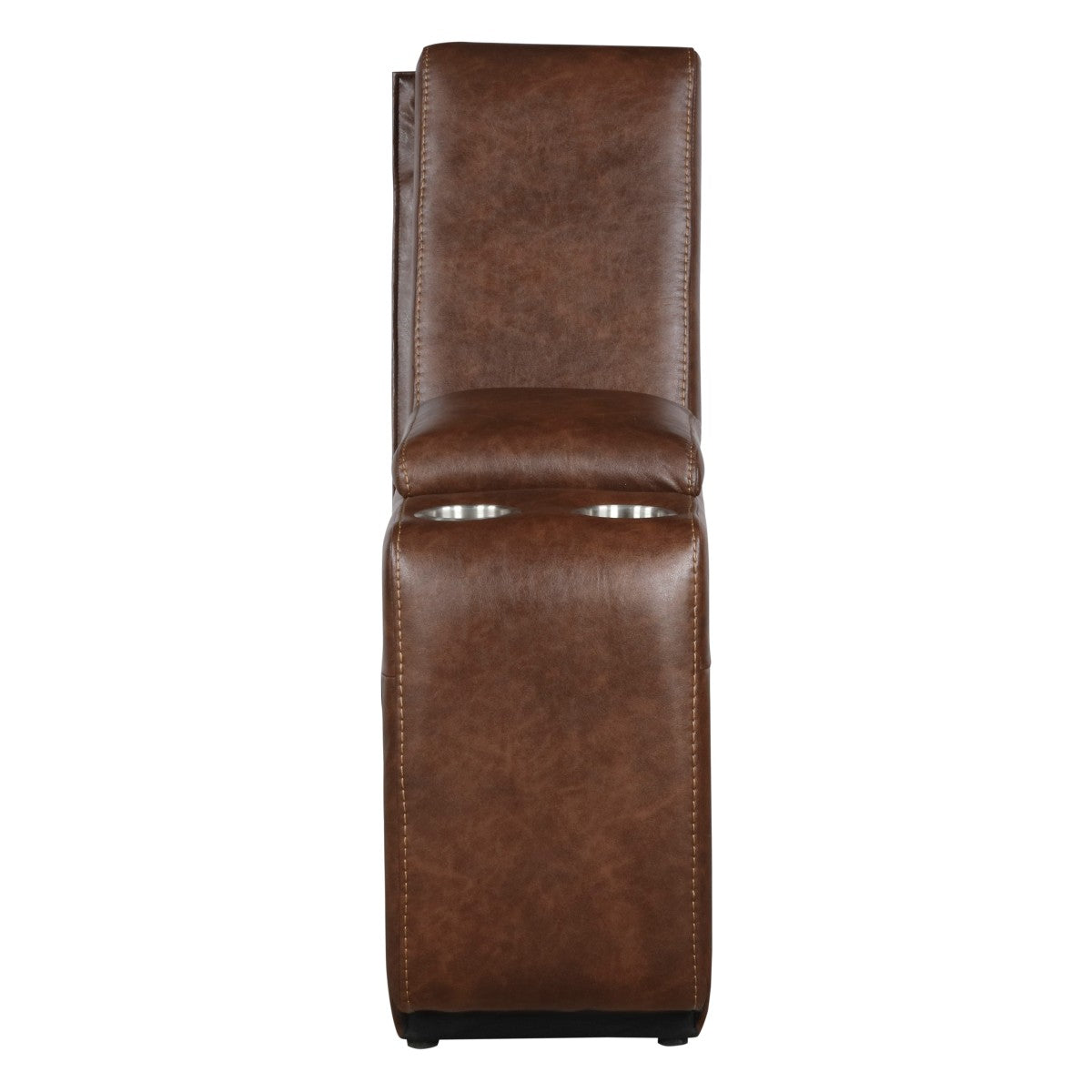 Putnam Console with Receptacles and USB Ports - Brown (front)