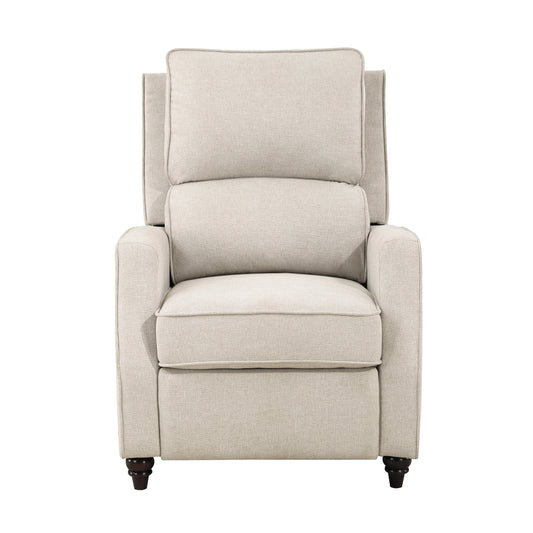 Loveland Push Back Reclining Chair - Beige