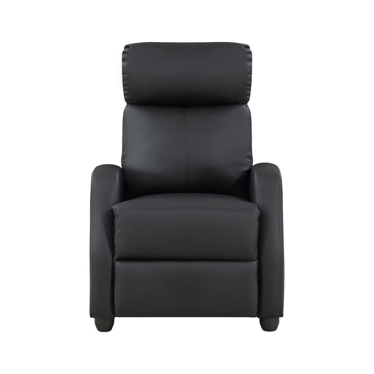 Greenfield Push Back Reclining Chair - Black