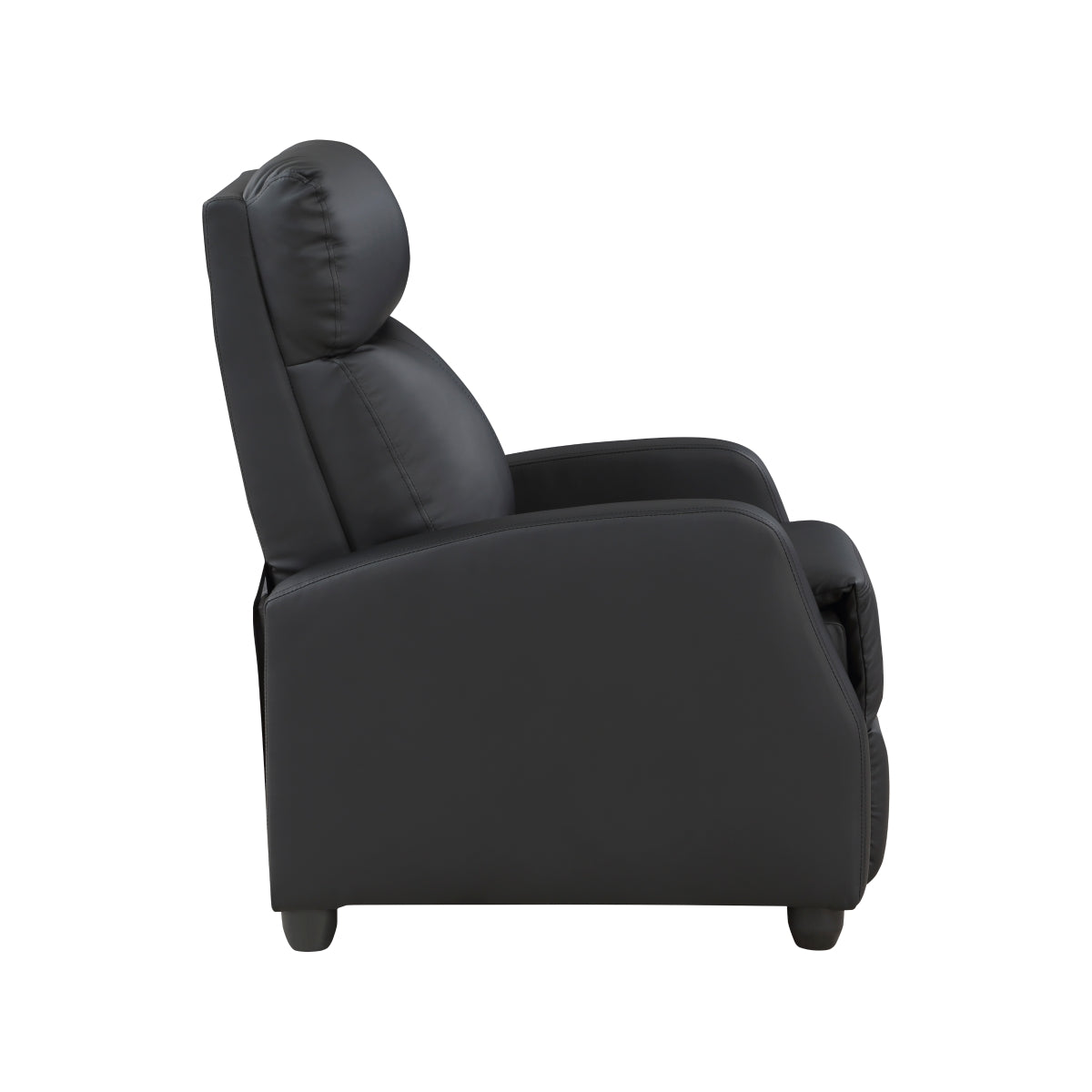 Greenfield Push Back Reclining Chair - Black