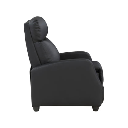 Greenfield Push Back Reclining Chair - Black