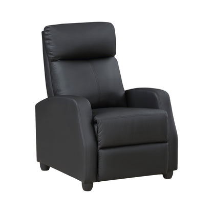 Greenfield Push Back Reclining Chair - Black