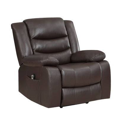 Carson Power Lift Chair - Dark brown