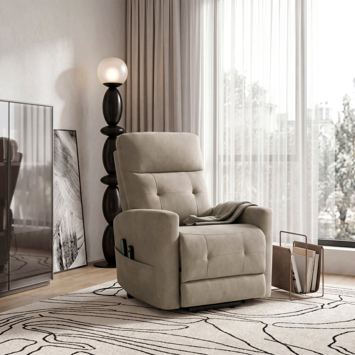 Wichita Power Lift Chair with Massage and Heat